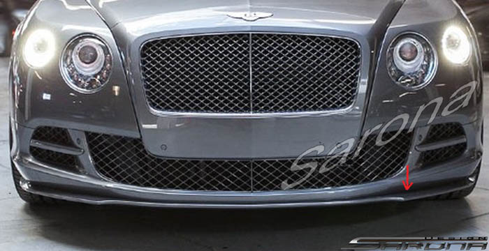 Custom Bentley GT  Coupe Front Lip/Splitter (2011 - 2017) - $650.00 (Part #BT-009-FA)